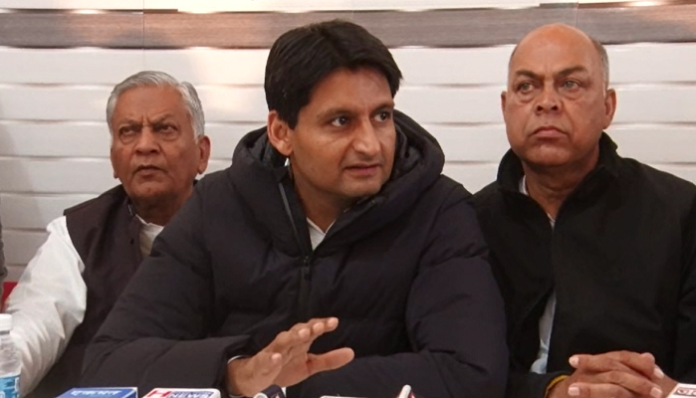 Deepender Hooda attacks on JJP-BJP Government Deepender Hooda attacks on JJP-BJP Government
