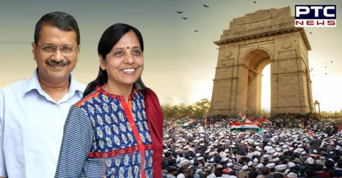Delhi Election Results 2020 , Arvind Kejriwal Wife Sunita Kejriwal Birthday Delhi Election Results 2020 , Arvind Kejriwal Wife Sunita Kejriwal Birthday