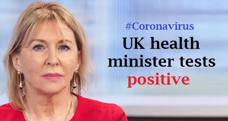 UK health minister Nadine Dorries tests positive for Coronavirus