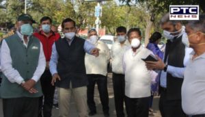 V.P. Badnore took to the Chandigarh roads to assess the situation of the city lockdown