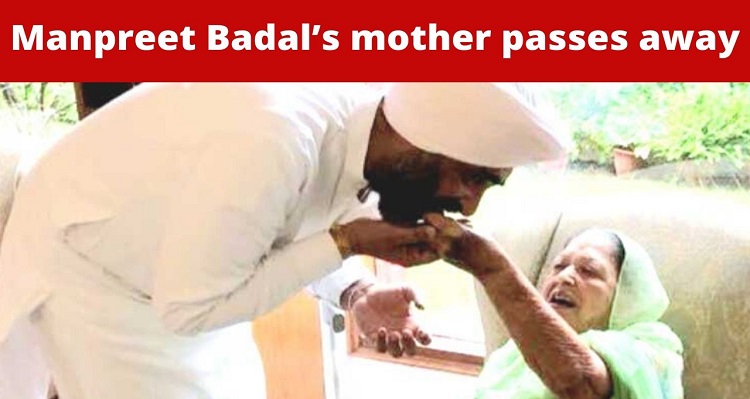 Captain Amarinder mourns Manpreet Badal’s mother’s demise