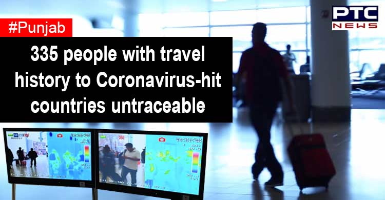 Punjab: 335 passengers with travel history to Coronavirus affected countries untraceable