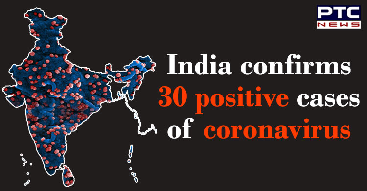 India confirms 30 confirmed cases of coronavirus