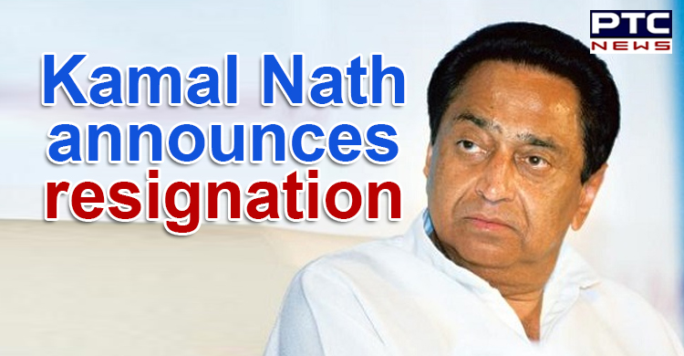 Kamal Nath announces resignation ahead of floor test