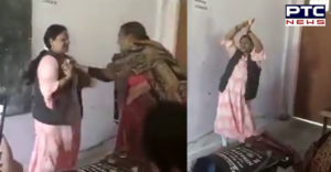 Sapna Choudhary । Teacher Dance Sapna Song । Firozabad News । School teacher dancing