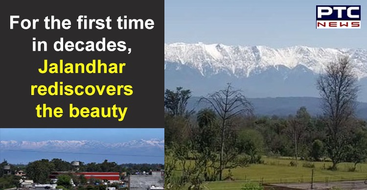 For the first time in decades, Jalandhar sees snow-capped Himachal mountains