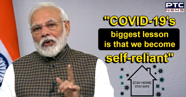 COVID-19's biggest lesson is that we become self-reliant: PM Modi to Gram Panchayat Members