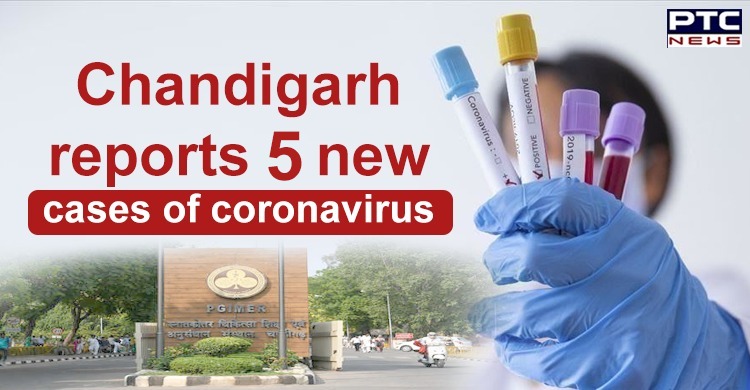 Chandigarh reports 5 new COVID-19 cases; UT count 50