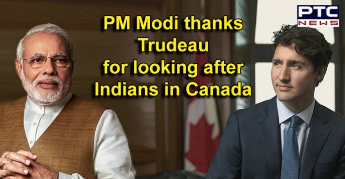 Coronavirus Pandemic | Narendra Modi to Canada PM Justin Trudeau Coronavirus Pandemic | Narendra Modi to Canada PM Justin Trudeau