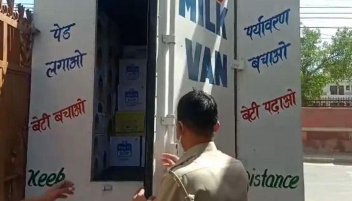 Liquor Caught in Milk Van Liquor Caught in Milk Van