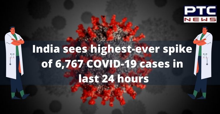 Coronavirus positive cases in India rise to 1,31,868; death toll 3,867