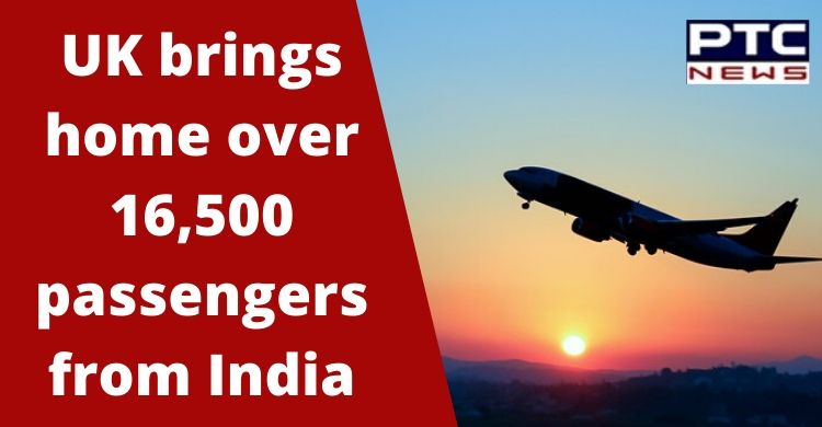 British government flies home 16,500 passengers from India