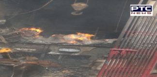 Fire breaks out at cardboard factory in Delhi's Bawana industrial area