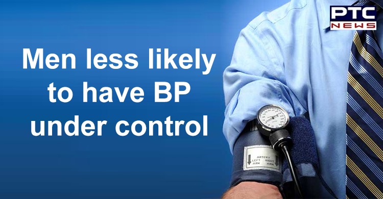Men are less likely to have their blood pressure under control