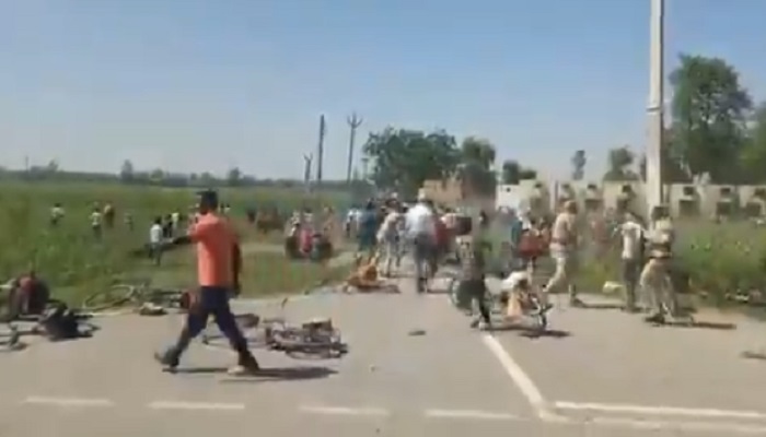VIDEO: यमुनानगर में प्रवासी मजदूरों पर लाठीचार्ज की कांग्रेस ने की निंदा