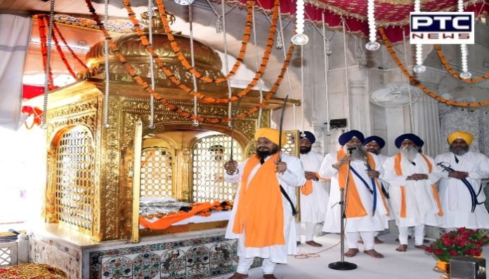 ਸ੍ਰੀ ਅਕਾਲ ਤਖ਼ਤ ਸਾਹਿਬ ਵਿਖੇ ਸ਼ਰਧਾ ਨਾਲ ਮਨਾਇਆ ਗਿਆ ਛੇਵੇਂ ਪਾਤਸ਼ਾਹ ਦਾ ਮੀਰੀ ਪੀਰੀ ਦਿਵਸ Miri Piri Diwas of Guru Hargobind Sahib at Sri Akal Takht Sahib