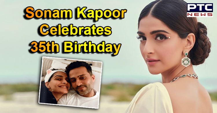 Sonam Kapoor celebrates birthday with family, friends; cuts 4 cakes