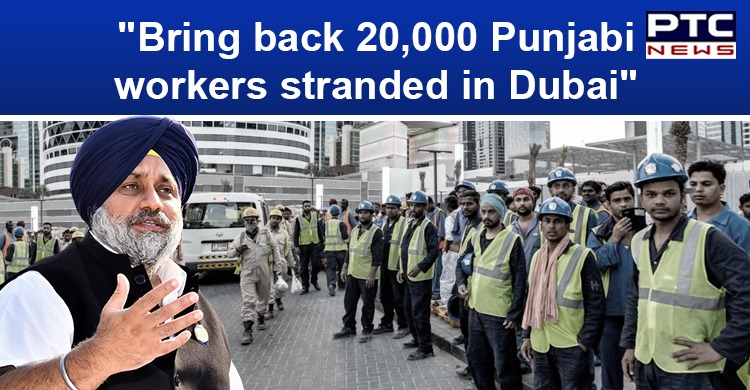 Sukhbir Singh Badal urges S. Jaishankar to repatriate 20,000 Punjabi workers stranded in Dubai
