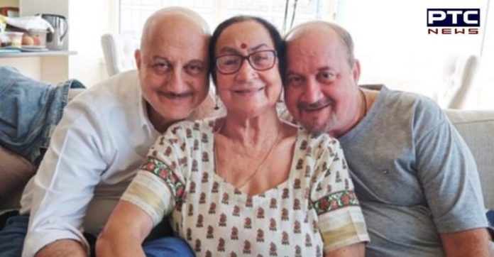 Bollywood actor Anupam Kher Mother Dulari Mouj Coronavirus Positive Bollywood actor Anupam Kher Mother Dulari Mouj Coronavirus Positive