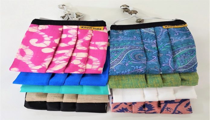 KVIC BEGINS ONLINE SALE OF KHADI FACE MASKS (2) KVIC BEGINS ONLINE SALE OF KHADI FACE MASKS (2)