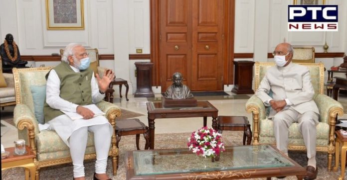 Narendra Modi Meets President Ram Nath Kovind Amid India China Stand Off Narendra Modi Meets President Ram Nath Kovind Amid India China Stand Off