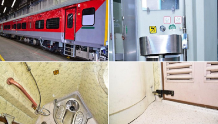 RAILWAYS CREATES POST COVID COACH TO ENSURE SAFETY (1) RAILWAYS CREATES POST COVID COACH TO ENSURE SAFETY
