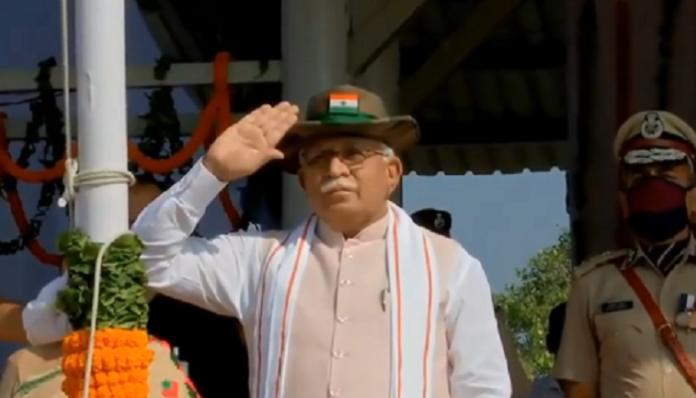 State Level Independence Day Celebrated in Panchkula (1) State Level Independence Day Celebrated in Panchkula