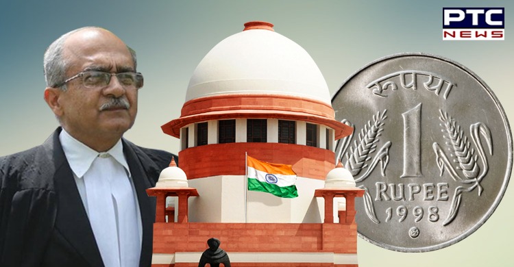 Supreme Court imposes Rs 1 fine on Prashant Bhushan in contempt case