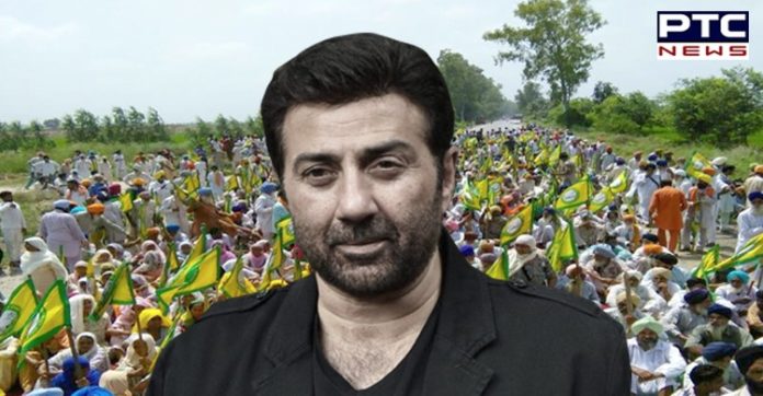 Farmers protest against farm laws 2020: BJP Lok Sabha MP from Gurdaspur, Sunny Deol, said he stands with the party as well as the farmers.