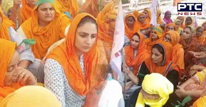 'ਰੇਲ ਰੋਕੋ' ਅੰਦੋਲਨ 'ਚ ਸ਼ਾਮਿਲ ਹੋਈ ਪੰਜਾਬੀ ਫ਼ਿਲਮ ਅਦਾਕਾਰਾ ਜਪੁਜੀ ਖਹਿਰਾ