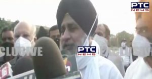 Sukhbir Singh Badal submits memorandum to President on farmers related bills