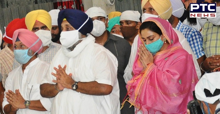 IN PHOTOS: Sukhbir, Harsimrat Badal pay obeisance at Takth Sri Damdama Sahib