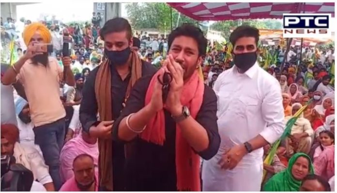 ਨਾਭਾ : ਪੰਜਾਬੀ ਗਾਇਕ ਹਰਭਜਨ ਮਾਨ, ਕੁਲਵਿੰਦਰ ਬਿੱਲਾ ਸਮੇਤ ਹੋਰ ਕਲਾਕਾਰ ਕਿਸਾਨਾਂ ਦੇ ਧਰਨੇ 'ਚ ਪਹੁੰਚੇ
