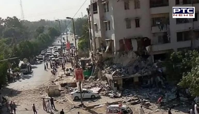 Pakistan : Bomb blast in a building in Karachi ,3 Killed, 15 Injured