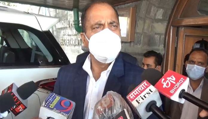 CM returns to work after recovering from Corona, Had Meeting with Health Officials (1) CM Jairam Thakur