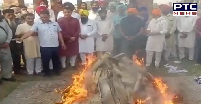 Comrade Balwinder Singh 2 Shaurya Chakra awardee Comrade Balwinder Singh Funeral in Bhikhiwind