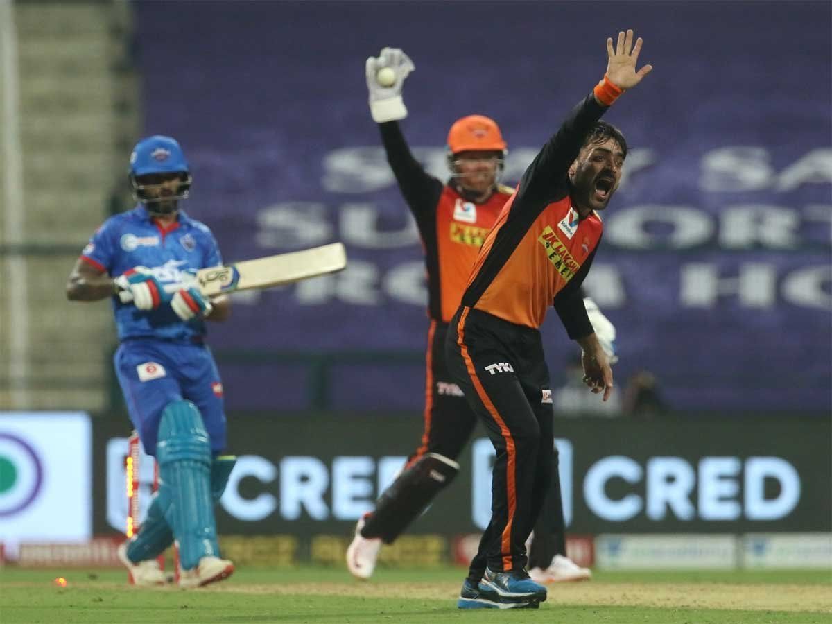 SRH defeats DC;  Saha adjudged player of the match for his 45-ball 87