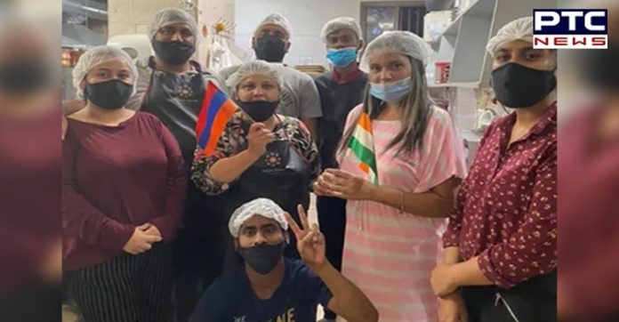 Free meal Indian family free meal