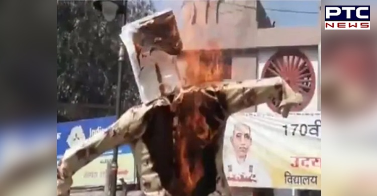 Pakistan PM Imran Khan’s effigy set ablaze as protests break out in Varanasi