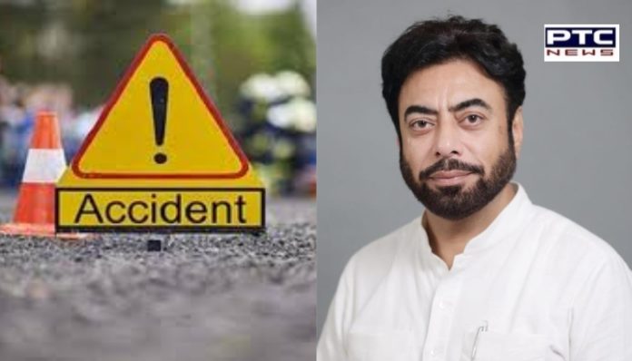 MLA Harjot Kamal 1 Road accident Congress MLA Harjot Kamal from Moga, Admitted to the Hospital