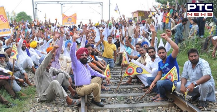Rail Roko Andolan 2 Farm Bills 2020 : Kisan-Mazdoor Sangharsh Committee Punjab Rail Roko Andolan till October 17