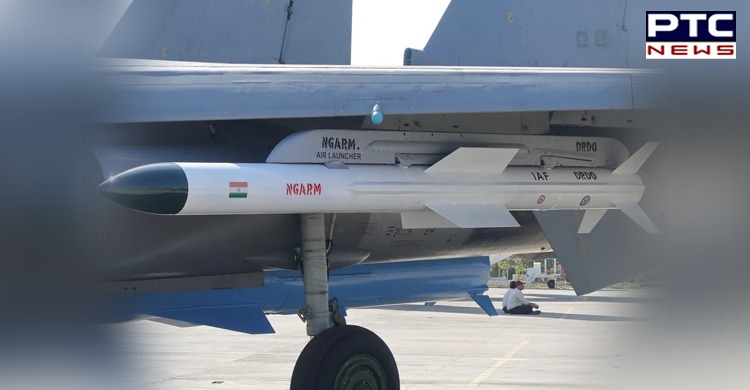 India successfully test-fires Rudram Anti-Radiation Missile, developed by DRDO