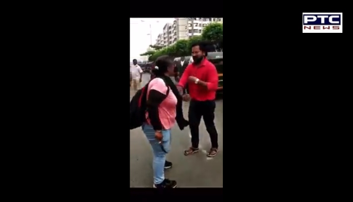 Amritdhari Sikh woman Clashes with Auto driver ,Sri Sahib in self defense