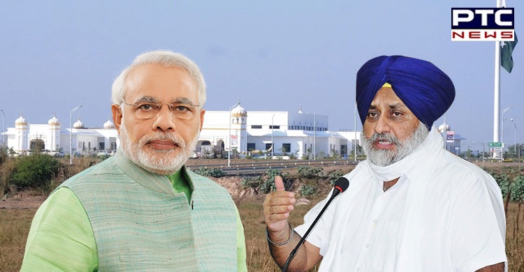 Sukhbir Badal requests PM Narendra Modi to reopen the Kartarpur Corridor