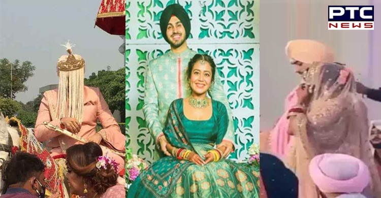 Neha Kakkar marries Rohanpreet Singh in a traditional ceremony [Video]