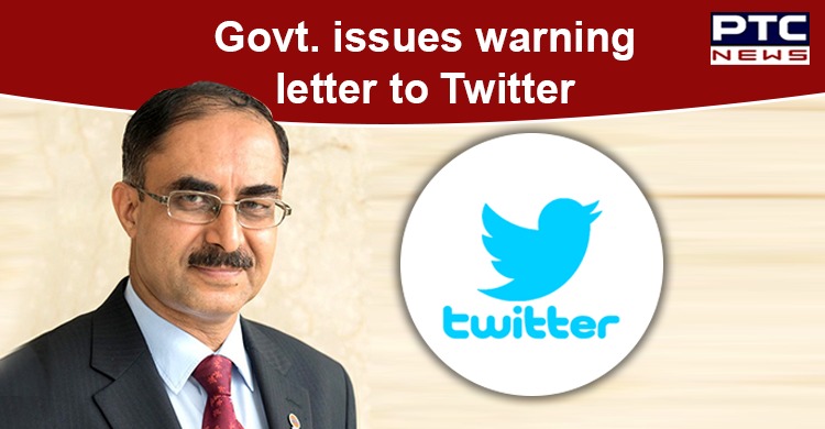 Govt. issues warning to ‘Twitter’ over map misrepresentation