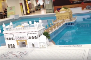 model of golden temple
