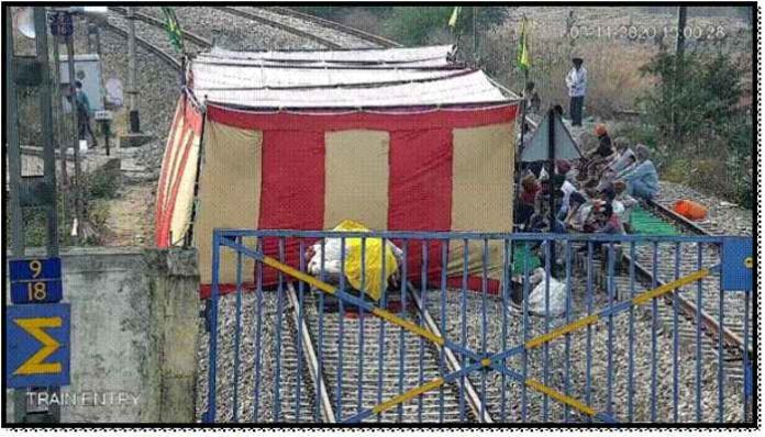 1200 crore loss to railway due to farmers Rail Roko Andolan in punjab (2) Rail Roko Andolan