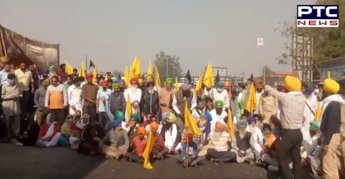 Chakka Jam 2 Chakka Jam at Cholang Toll Plaza by Doaba Farmers Committee against Agriculture laws 2020