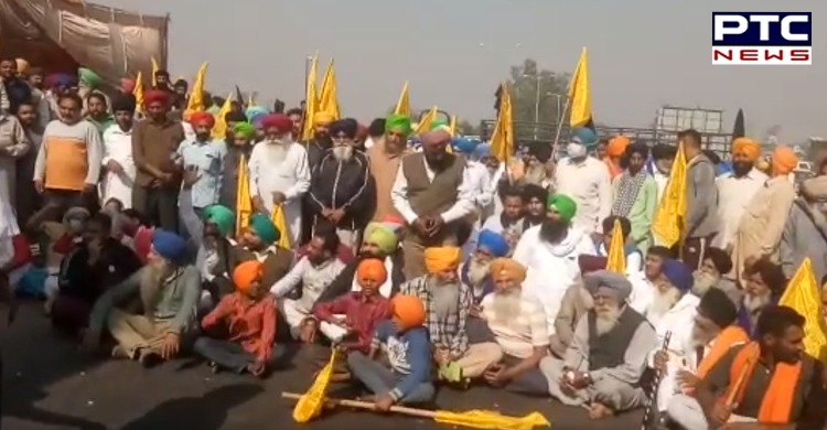 Chakka Jam at Cholang Toll Plaza by Doaba Farmers Committee against Agriculture laws 2020